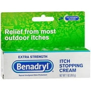 Benadryl Topical Itch Stopping Cream, Extra Strength (Pack of 2)