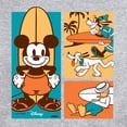 thumbnail image 3 of Disney - Mickey & Friends - Donald Duck, Goofy, & Pluto - Sun, Sand, & Surf - Men's Crew Neck Fleece Pullover, 3 of 5