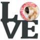 thumbnail image 1 of "Treasures Pekingese Metal Love decoración de pared, Multicolor" Caroline's Treasures  BB9768WALV, 1 of 1