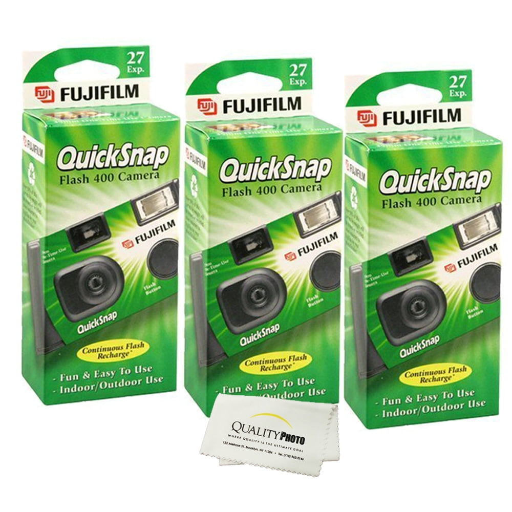 Fujifilm QuickSnap Flash 400 Disposable 35mm Camera (3