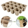 thumbnail image 3 of Maceta Para Plántulas Copas Para Plántulas De Fibra Biodegradable, Bandeja Para Plántulas Maceta Para Macetas Bandejas De Inicio Y Bandejas Para El Crecimiento De Semillas Rejilla De Cultivo - 3,5 X 3 Muyoka Hogar, 3 of 6