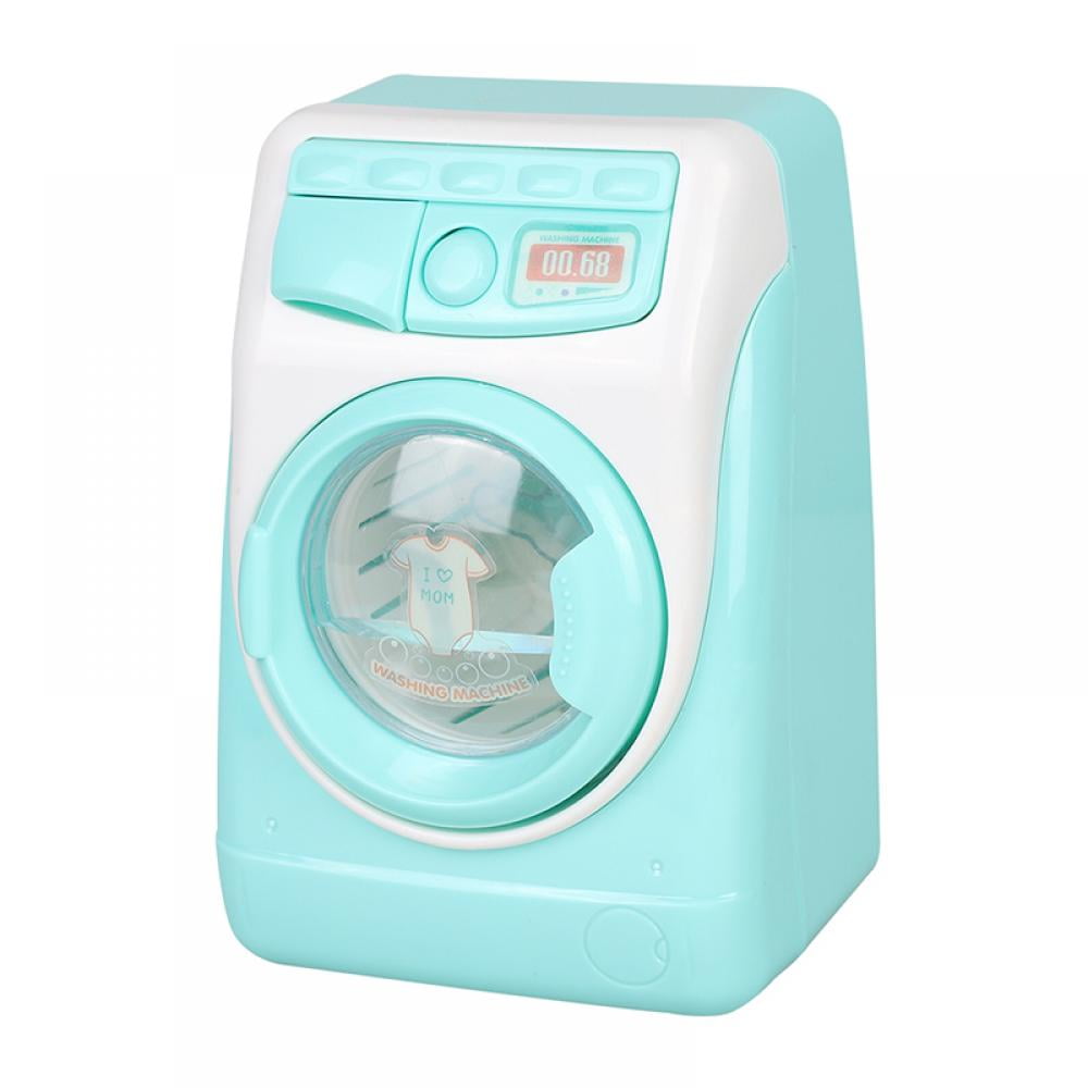Huoju Mini Simulation Washing Machine Jouet pour Girl Dollhouse Toys
