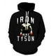 thumbnail image 3 of Sudadera con capucha para hombre con estampado 3D del campeón de boxeo Mike Tyson, nueva sudadera de moda urbana Harajuku de gran tamaño, jersey informal de manga larga, 3 of 4