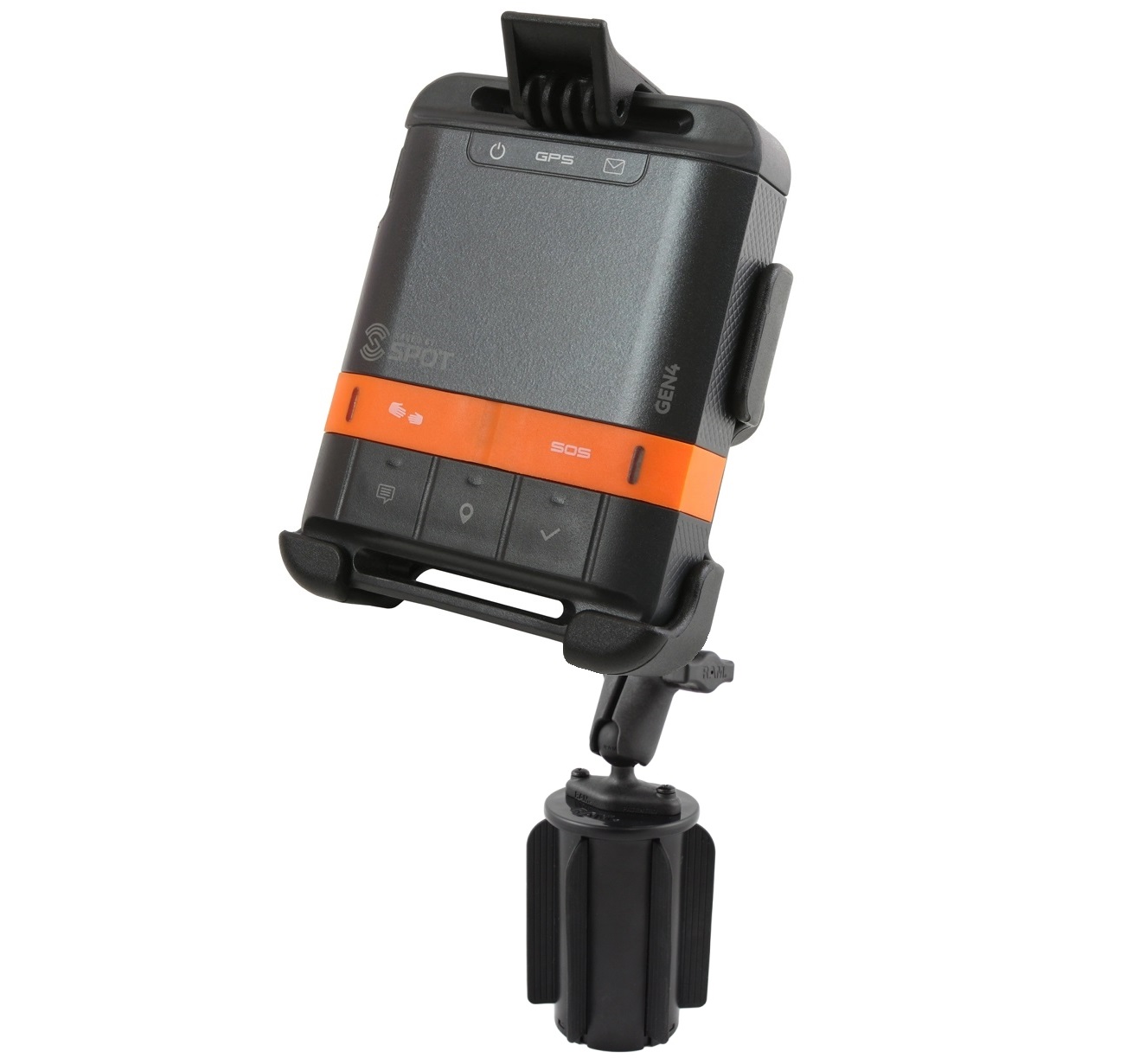 RAMACAN II Universal Cup Holder Base Double Ball Mount for SPOT Gen4