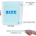 thumbnail image 2 of 6Pack Sublimation Glass Cutting Board Blanks, Textured Tempered Glass Chopping Boards for Kitchen, Anti Slip Cutting Boards Heat Resistant Glass Plate Chopping Board for Kitchen DIY Heat Press Machine, 2 of 6