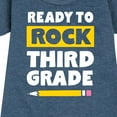 thumbnail image 3 of Instant Message - Ready To Rock Third Grade - Toddler And Youth Girls Fleece Dress, 3 of 6