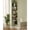 Black, variant on NTGFU 5-Tier Corner Shelf, Wall Mounted Floating Shelf, Zigzag Corner Shelf Unit, PVC Rattan Sides, Space-Saving, for Kitchen, Living Room, Bedroom, Boho Style - Oak Beige