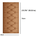 thumbnail image 2 of High-Quality Self-adhesive Anti-Collision Diy Wall Mat Pad Wallpaper 3D Wall Stickers Soft Cushion WHITE, 2 of 8