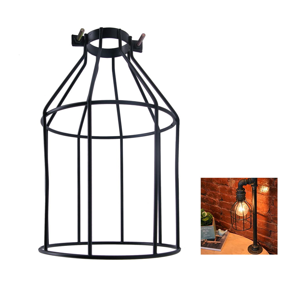 1-4X Industrial Lampshade Metal Bird Pendant Vintage Lamp Cage Shade Bulb Guard 