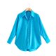 thumbnail image 1 of Zevity, nuevas camisas informales de popelina ajustadas de Color caramelo para mujer, blusa de manga larga para mujer de oficina, blusas Chic Chemise LS9405 Tan Jianjun unisex, 1 of 2
