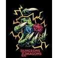thumbnail image 2 of Junior's Dungeons & Dragons Monster Claw Dice Roll  Graphic Tee Black 2X Large, 2 of 3