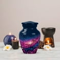 thumbnail image 5 of MUKTIVE Galaxy Pink Urns for Female Ashes Adult Man and Women, Blue Urn for Ashes Adult Male 3 Inch, Dad Cremation Urn, Keepsake Burial Urns, Memorial Gifts for Loss of Mom Funeral, 5 of 7