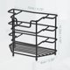 thumbnail image 5 of Organizador de Soporte para Cepillos de Dientes Unique Bargains Acero Inoxidable 304 Negro 12x6x10.2cm, 5 of 8