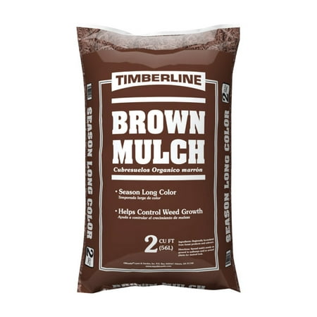 Oldcastle Timberline Mulch, 2 Cu. Ft., Brown