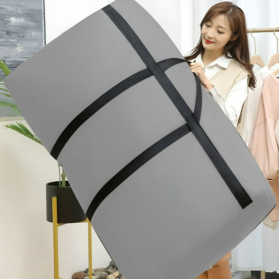 GASTROPOD Extra Large Storage Duffle Bag with Zippers and Handles, Big Foldable Duffle Bag for Travel, Large Reinforced Fabric Moving Bag - Easy-to-Clean Water-Repellent