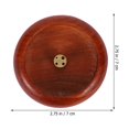 thumbnail image 3 of Wood Incense Holder Bowl Premium Office Home Decoration Incense Holder, 3 of 3