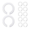 thumbnail image 1 of 12pcs Lamp Shade,e27 To E14 Hole Converter,lampshade Ring Reducer For Fitting Screw Lamp Shades To, 1 of 5