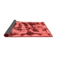 thumbnail image 2 of Ahgly Company Indoor Square Abstract Red Modern Area Rugs, 6' Square, 2 of 4