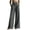 Dark Gray, variant on Womens Dress Work Pants High Waisted Trousers Wide Leg Pull on Stretchy Slacks with Pockets Casual Daily Wear Comfortable Fit by Yigetop Black L