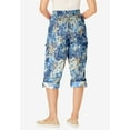 thumbnail image 2 of Woman Within Plus Size Petite Convertible Length Cargo Capri/Bermuda, 2 of 6