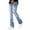 Light Blue, variant on WTOBBY Men's Casual Mid-Rise Washed Retro Straight Slim Fashion Jeans, Distressed and Perforated Design for Stylish Wear, Comfortable Denim Trousers,Black L