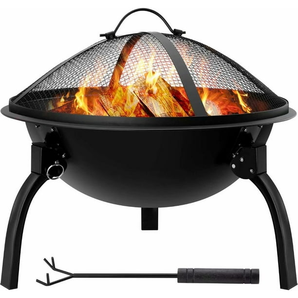 amazon folding fire pit