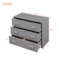 thumbnail image 2 of Harper & Bright Designs Twin Low Loft Bed with Storage, Wood Twin Size Loft Bed Frame with Cabinet and Shelf for Girls Boys Bedroom, Gray, 2 of 20