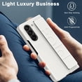 thumbnail image 3 of Compatible Samsung Galaxy Z Fold 5 Case with Hand Strap,Anti-Scratch Shockproof PC Wristband Cover Thin Protective Phone Case for Samsung Galaxy Z Fold 5 Case White,Samsung Fold 5 Case Women Men, 3 of 14