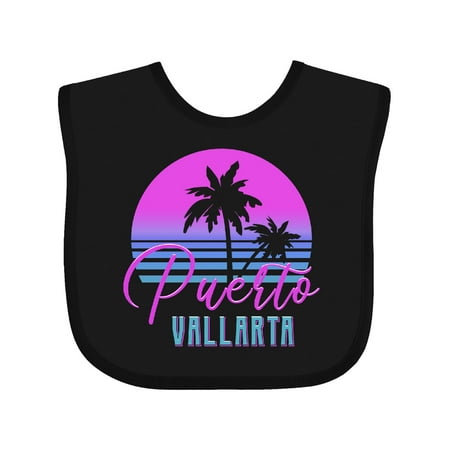 

Inktastic Retro 80s Puerto Vallarta Gift Baby Boy or Baby Girl Bib