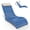Navy Blue, variant on FOOWIN HDPE Pool Lounge Chairs Set of 2, Adjustable Backrest Outdoor Pool Chairs with Headrest, All-Weather Poolside Reclining Chairs, White