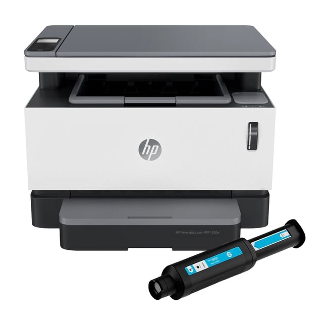 Multifuncional HP Neverstop 1200w con Sistema de Tanque de Toner HP NeverStop 1200W Laser impresora escaner y copiadora 20 PPM USB 2.0 Inalambrica Toner Autorrecargable