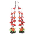 thumbnail image 4 of BESTYASH 2-Pack Red Sashimi Blossom Artificial Flowers for Sushi Plate Decoration and Elegant Table Display Accents, 4 of 8