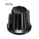 thumbnail image 3 of Uxcell 10 paquetes de eje de inserción de 6mm 20x24.5mm perilla rotativa de potenciómetro de plástico negra, 3 of 5