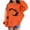 Orange, variant on Tiijoy Girl's Football Theme Hoodie Soft Sports Hooded Sweatshirt, Sizes 18-24M