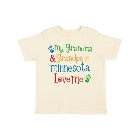 

Inktastic Minnesota Grandma Loves Me Gift Toddler Boy or Toddler Girl T-Shirt