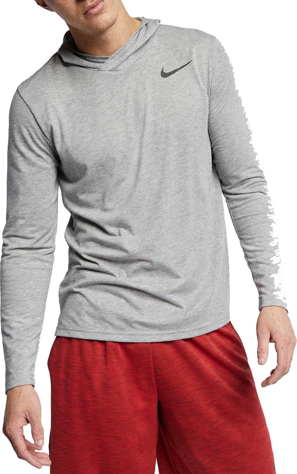 Nike - Nike Men's Hyper Dry Hooded Long Sleeve Tee - Walmart.com 