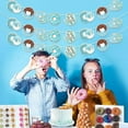 thumbnail image 3 of Sprinkled with Love Banner Garland, 3pcs Baby Sprinkle Decorations for Boy Donut Birthday Baby Shower Party Tea Party Donut Food Theme Party Birthday Wall Decorations, 3 of 6