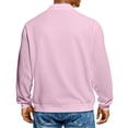 thumbnail image 4 of Havenx Mens Knit Polo Sweater 2025 V Neck Stretch Knitted Polo Shirts Long Sleeve Casual Collared Sweater,Pink L, 4 of 8