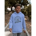 thumbnail image 2 of Introducing Happiness - Retro Laughing Emoji Youth's Hoodie, 2 of 4