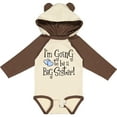 thumbnail image 3 of Inktastic Heart New Big Sister Girls Long Sleeve Baby Bodysuit, 3 of 5