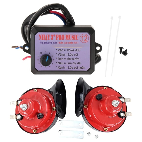 Kit de Controlador de bocina de aire para Coche y camión perfecl Accesorio universal 12V