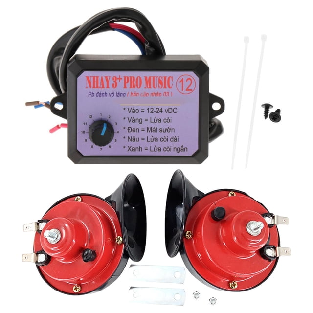 Kit de Controlador de bocina de aire para Coche y camión perfecl Accesorio universal 12V