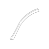 Genuine OE Infiniti Pillar Molding - 76836-JU63A