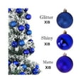 thumbnail image 2 of 24PCS Christmas Balls Ornaments for Xmas Christmas Tree - Shatterproof Christmas Tree Decorations Small Hanging Ball for Holiday Wedding Party Decoration,1.2in, 2 of 5