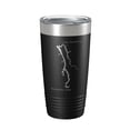 thumbnail image 1 of Kentucky & Barkley Lakes Map Tumbler Travel Mug Insulated Laser Engraved Coffee Cup Kentucky, Tennessee 20 oz Black, 1 of 5