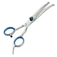 thumbnail image 3 of Tijeras Profesionales para Mascotas - Corte Curvo Azul, Ideal para Perros y Gatos  

Diseño ergonómico con agarre cómodo y seguro, perfecto para áreas sensibles como cara y orejas. Hojas de acero, 3 of 7
