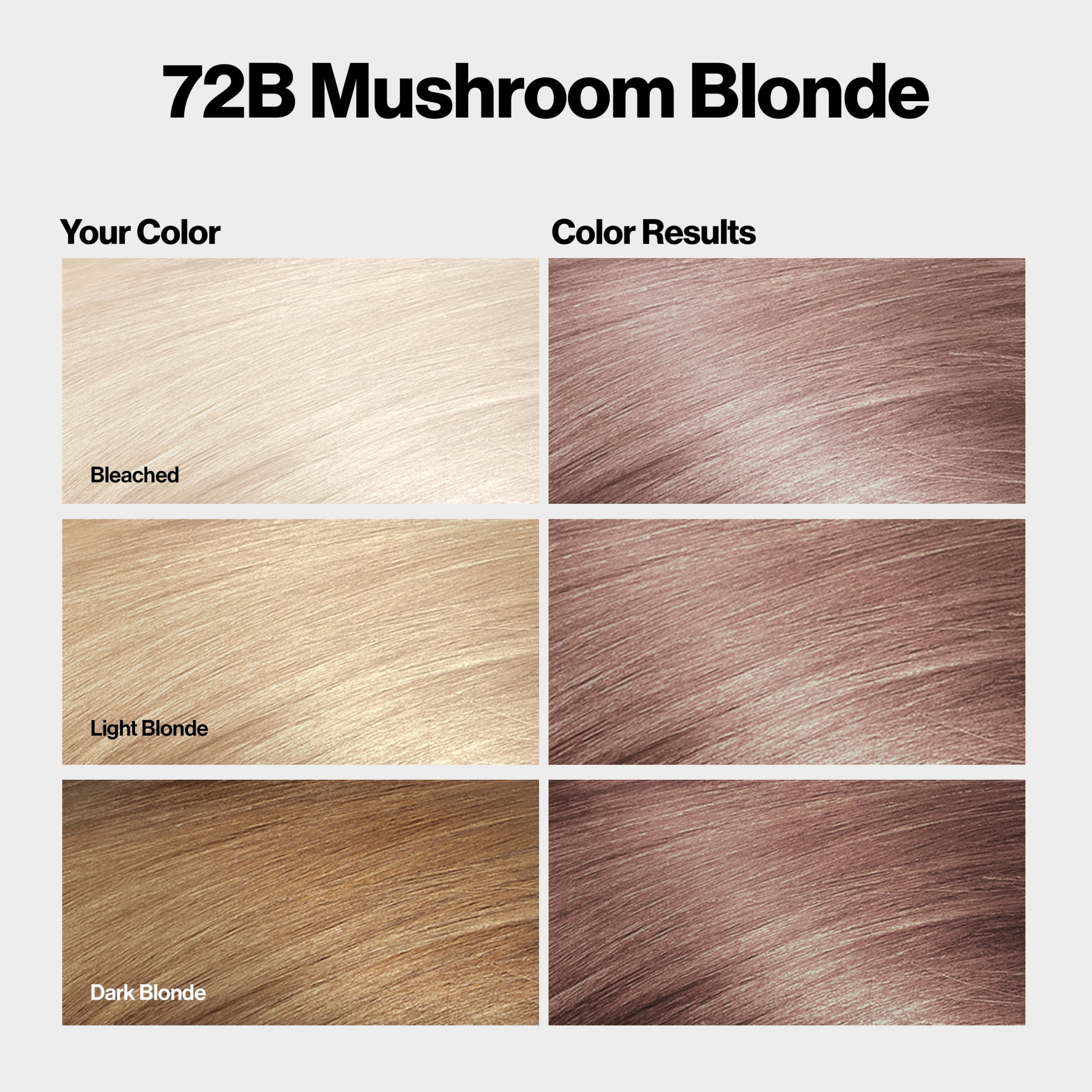 Revlon ColorSilk Permanent Hair Color, Bond Repair Complex, 72B Mushroom Blonde, 1 pack