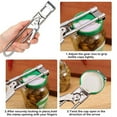 thumbnail image 5 of Jar & Bottle Opener, Adjustable Multifunctional Stainless Steel Can Opener Jar Lid Gripper, Manual,Kitchen Accessories, 5 of 8