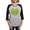 Heather/Black, variant on CafePress - Ginkgo Leaf Heart - Womens Baseball Tee