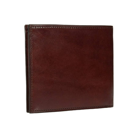 Bosca Old Leather Collection - Eight-Pocket Deluxe Executive Wallet w/ Passcase Dark Brown